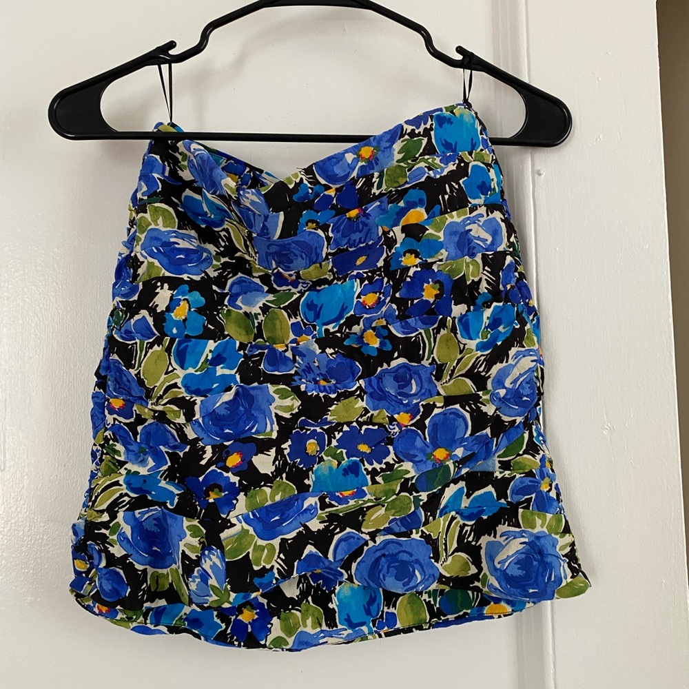 Zara short floral skirt
